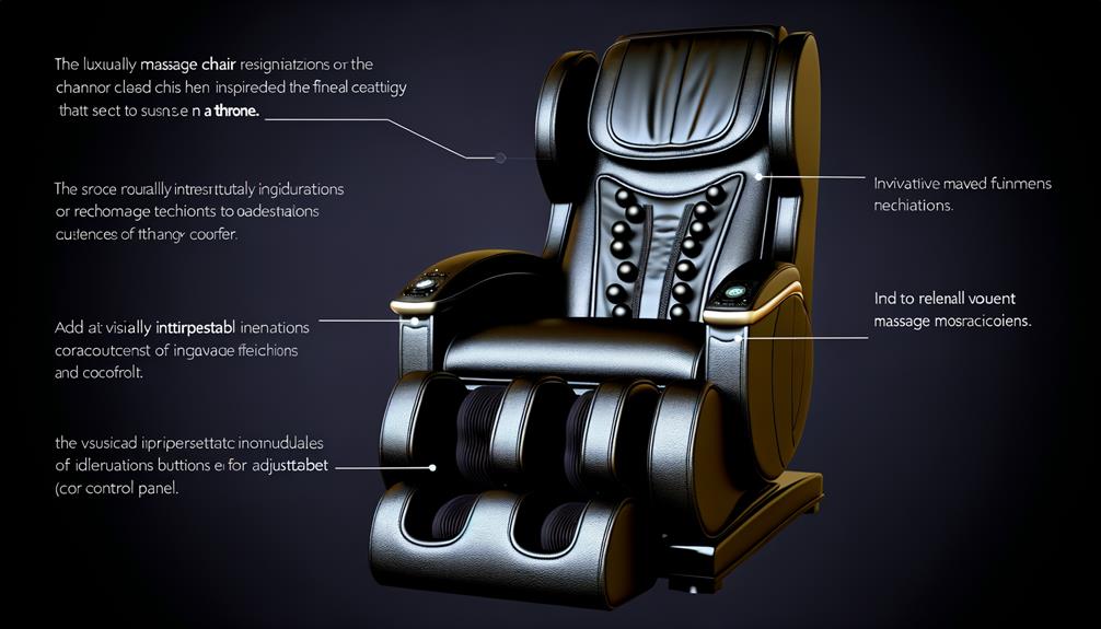 luxurious massage chair features